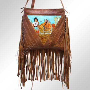 American Darling Cross Body Full Grain Genuine Leather Western Women Bag Handbag Purse | Crossbody for Cute